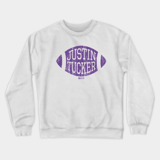 Justin Tucker Baltimore Football Crewneck Sweatshirt by TodosRigatSot